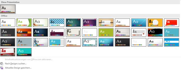 Vorschau Designvorschl&auml;ge