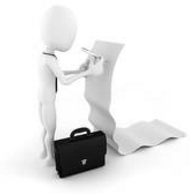 Strichm&auml;nnchen lesend